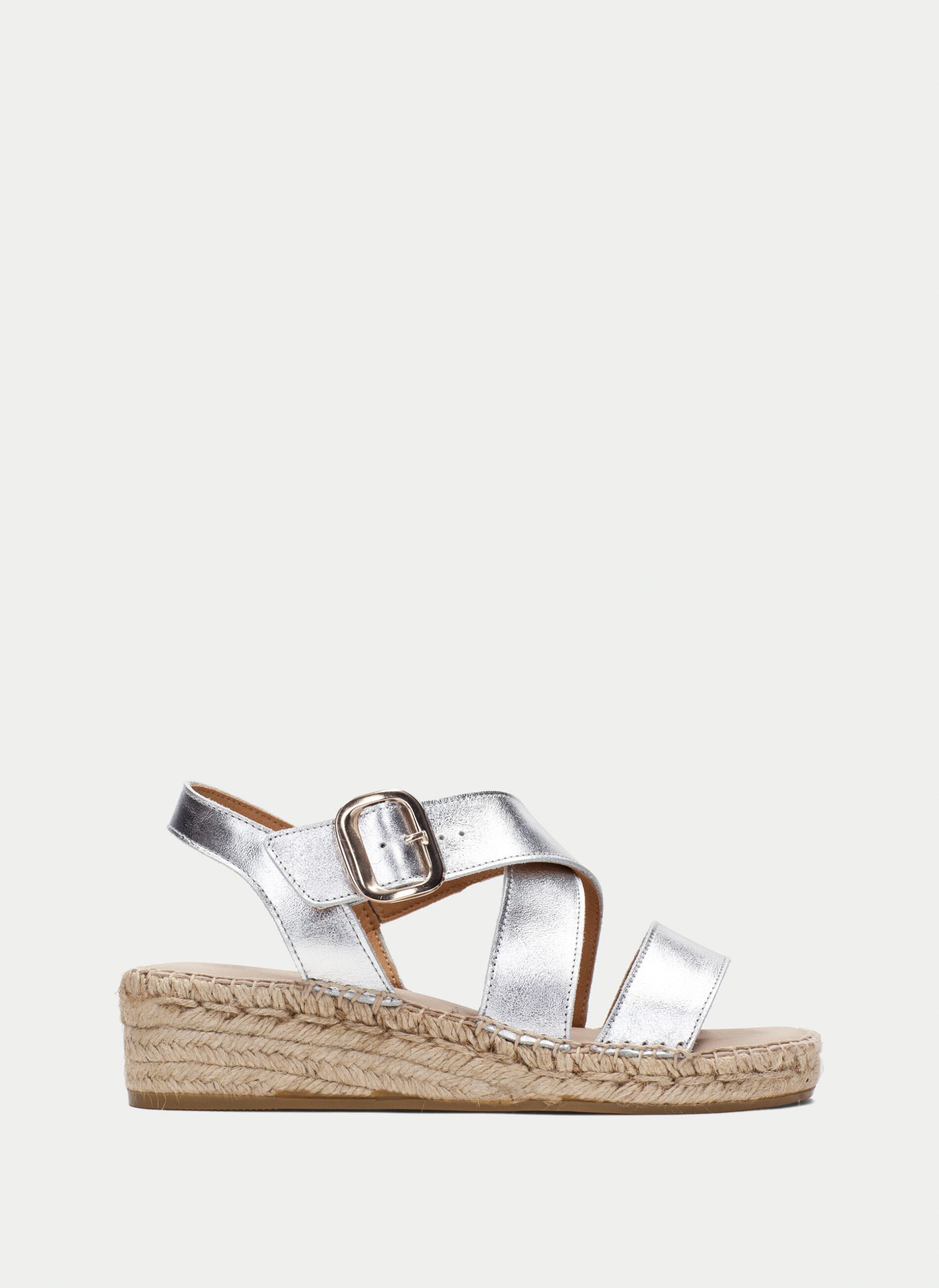 Espadrilles yute plata-1007