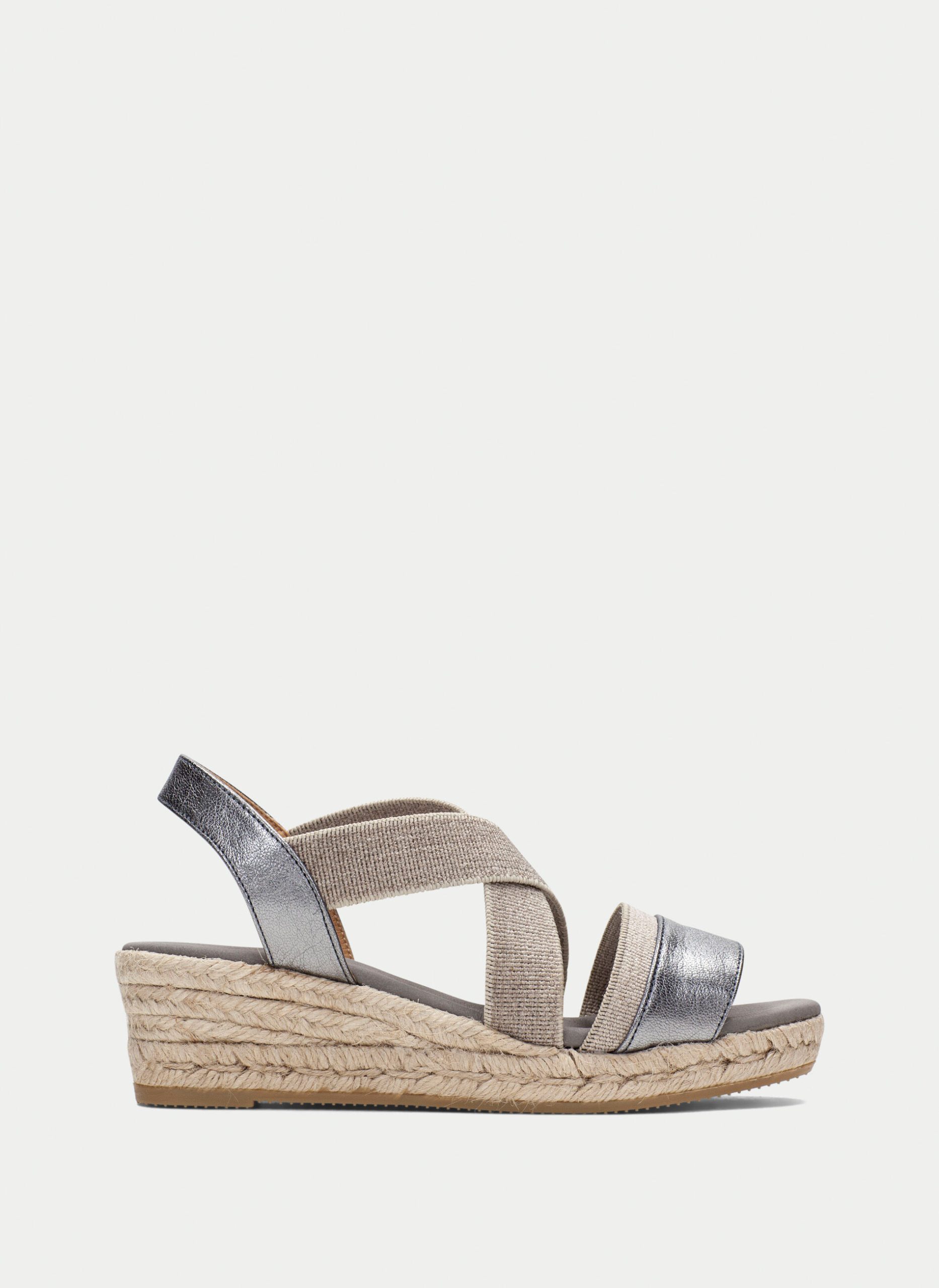 Espadrilles yute plata-gris-606A512