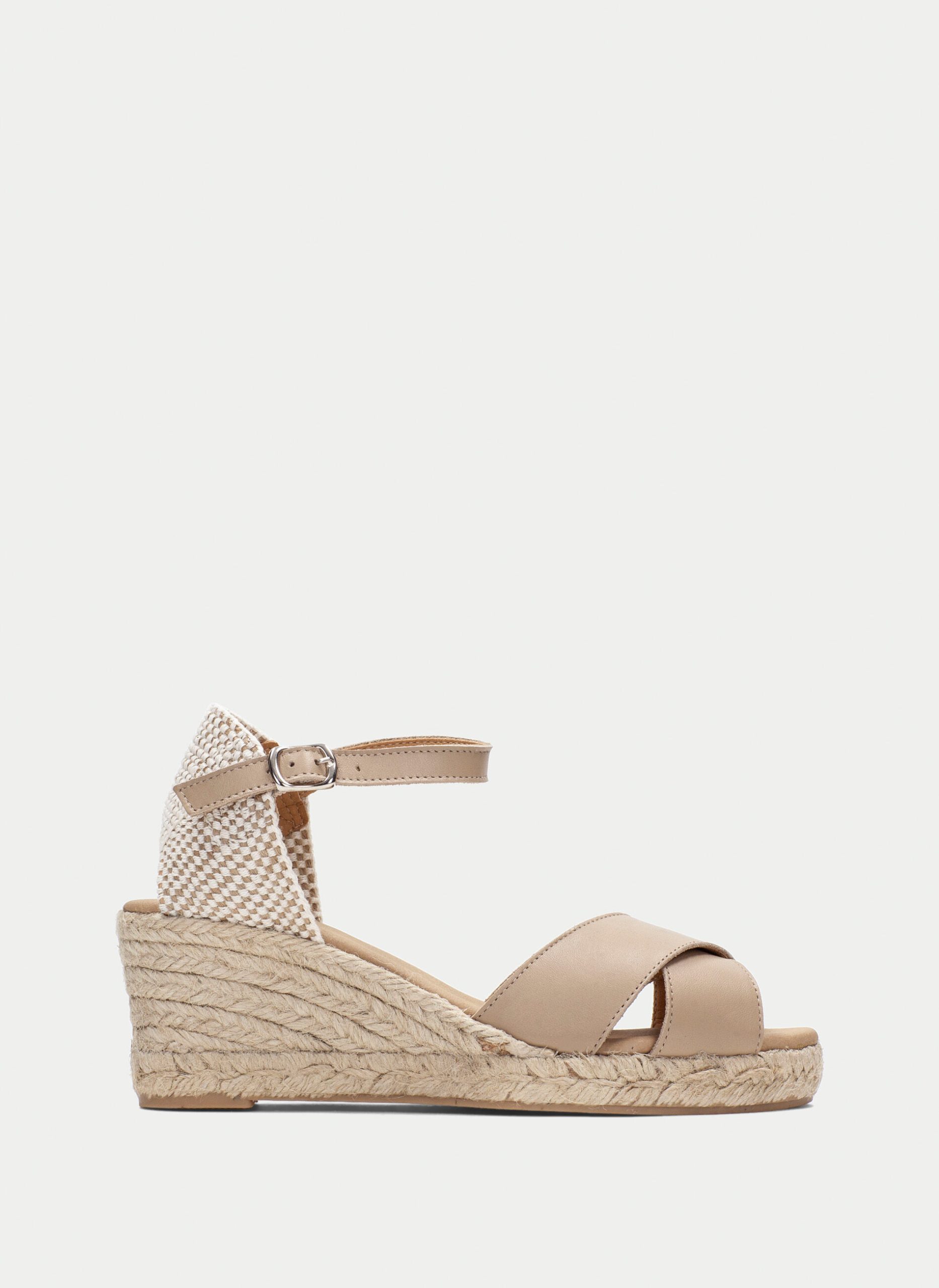 Espadrilles yute taupe-ROMNP414