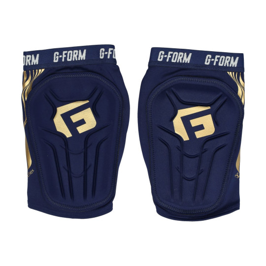 Espinillera G-Form V2 CE Navy-Gold