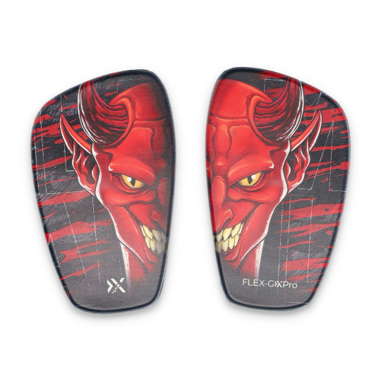 Espinillera SOXPro FLEX-GXPro Icone Devil Rojo