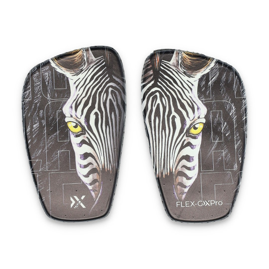 Espinillera SOXPro FLEX-GXPro Icone Zebra Negro