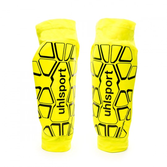 Espinillera Uhlsport Bionikshield Fluor Yellow-Black