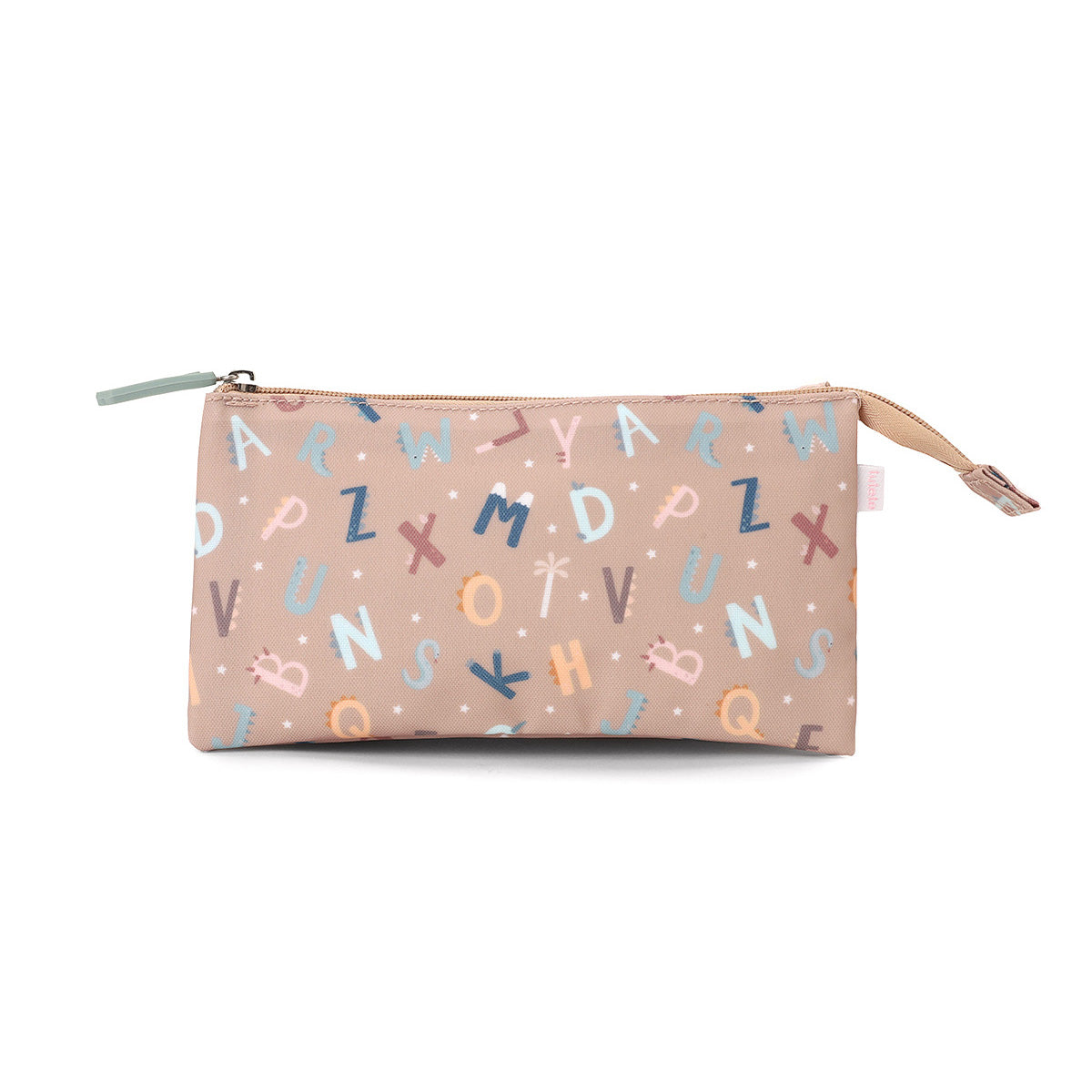 Estuche con 3 compartimentos Tutete Funny Letters
