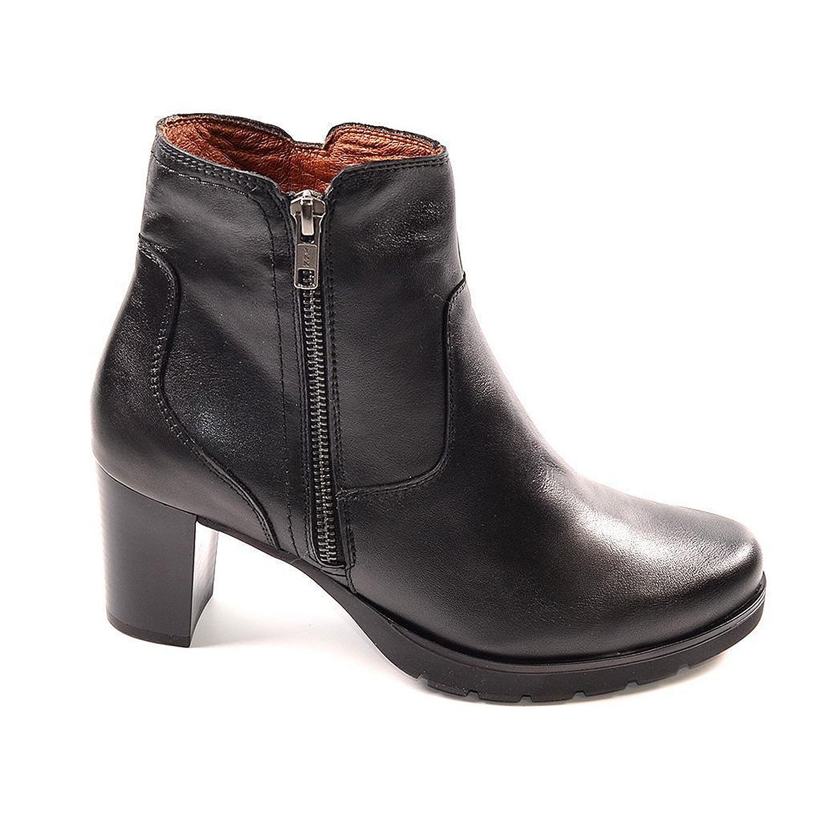 Eury4 Desireé Botín Piel Acolchado Antideslizante Tacon Mujer