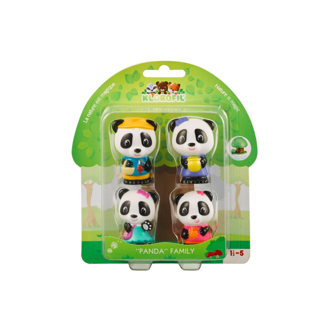 Familia Panda Los Klorofil