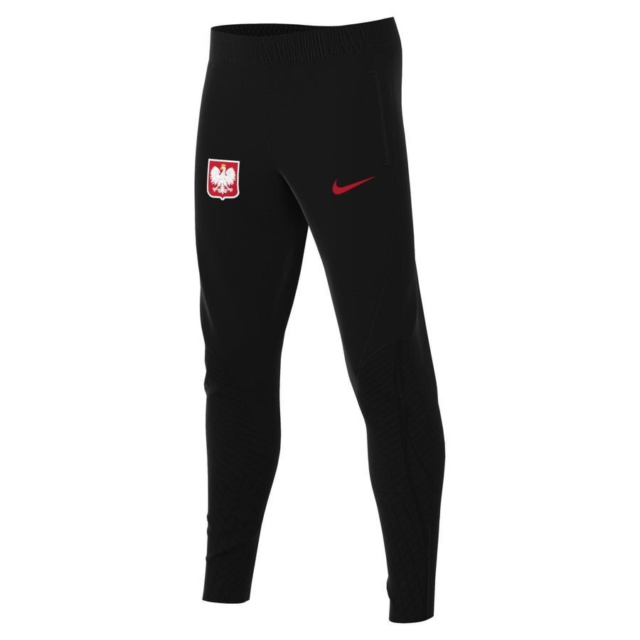 Polonia Pantalones de entrenamiento Dri-FIT Strike - Negro/Sport Red Niños