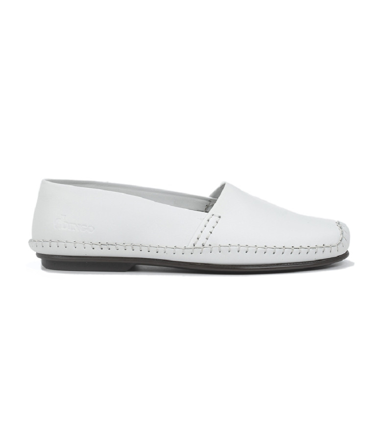 Fluchos Mocasines de piel 339 Natu blanco