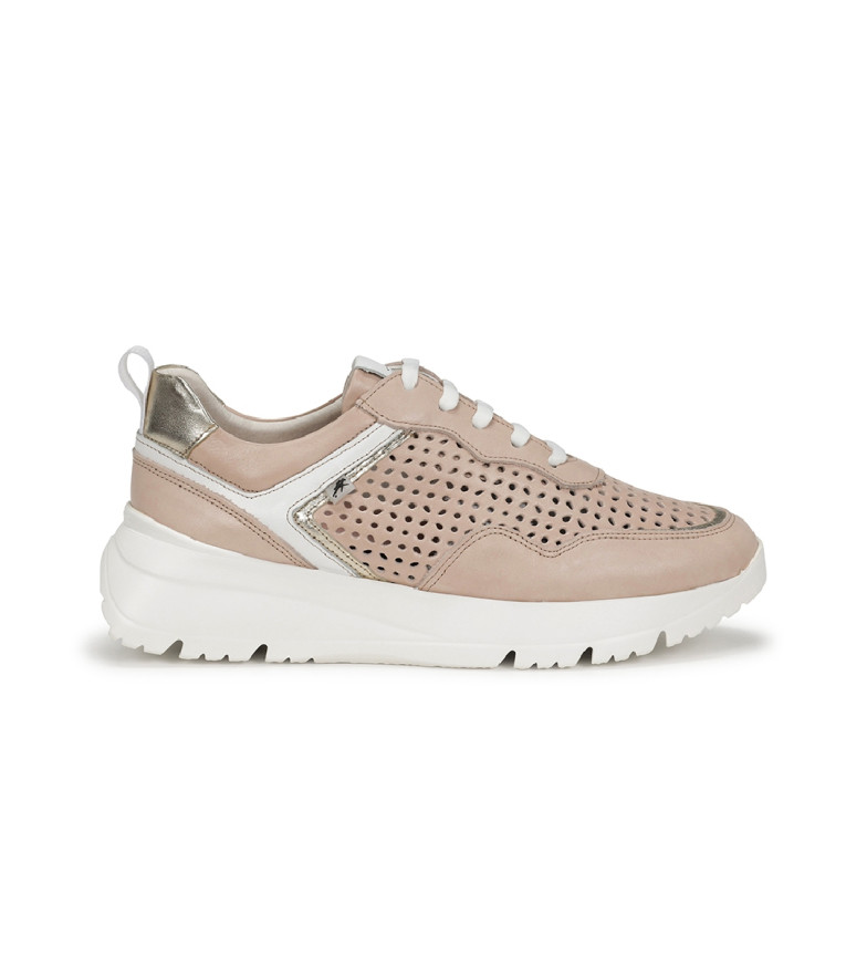 Fluchos Zapatillas de Piel Eira F1680 nude