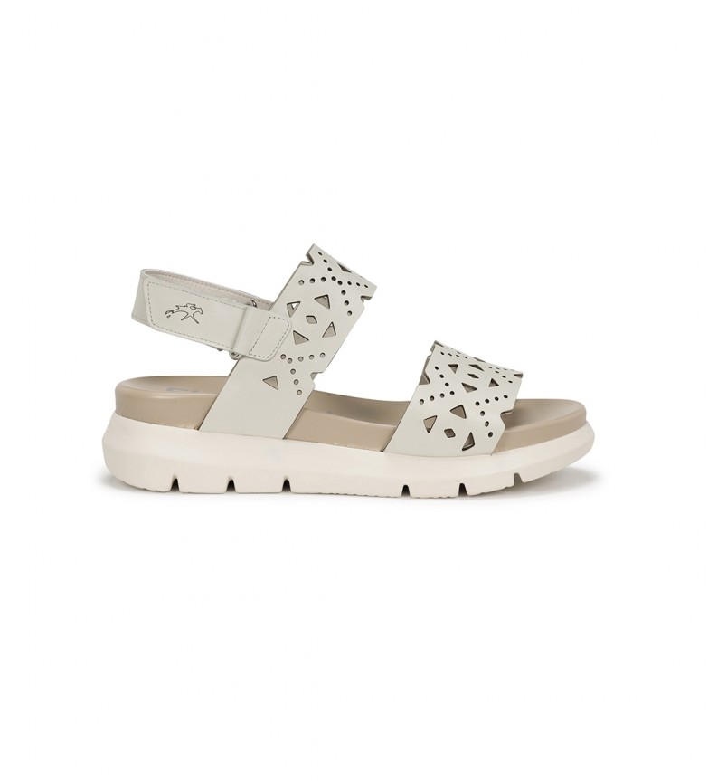 Fluchos Sandalias de Piel Hellen F1710 blanco