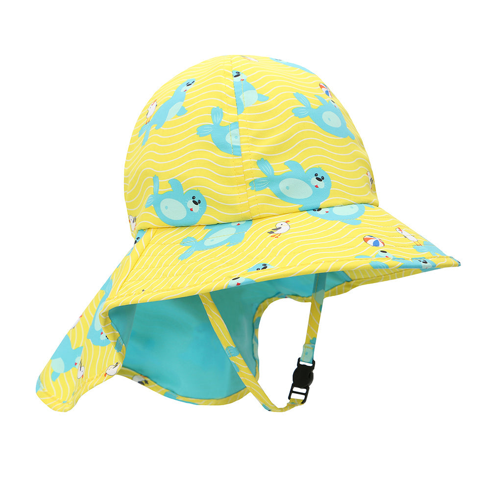 Gorrito de playa con protección Upf50+ Foca Zoocchini