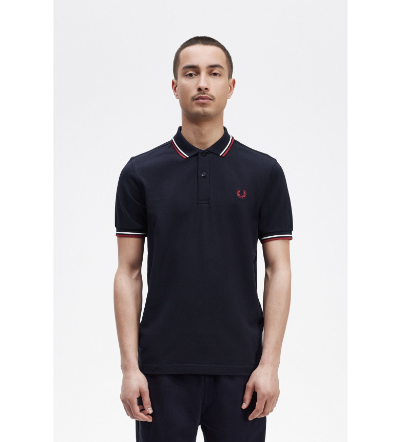 Fred Perry Polo ribete marino