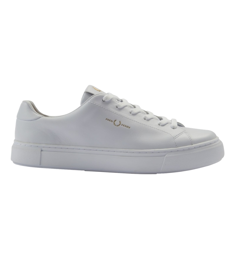 Fred Perry Zapatillas de Piel B71 blanco