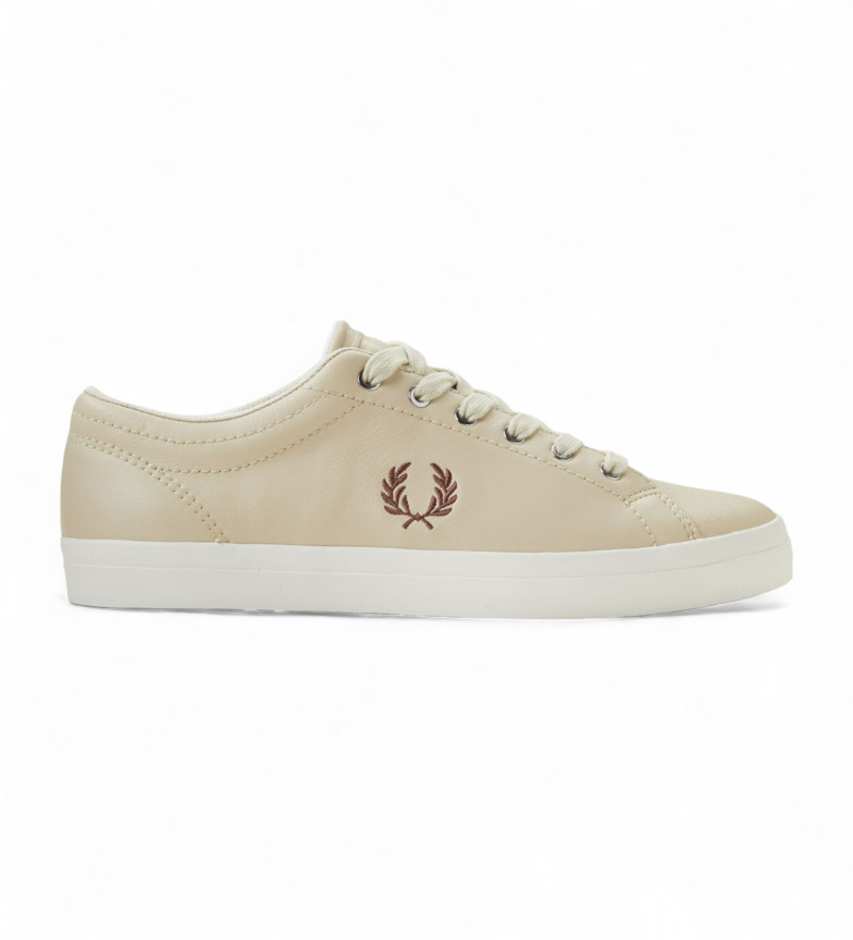 Fred Perry Zapatillas de piel Baseline beige