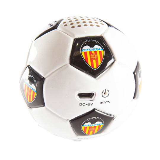 Valencia CF Speaker Balón Blanco Negro Valencia FC Blanco