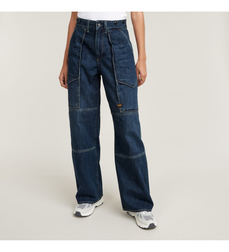 G-Star Jeans Barrel Utility High Loose azul