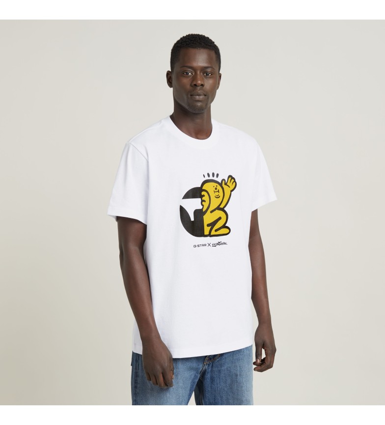 G-Star Camiseta Figure Cartoon blanco