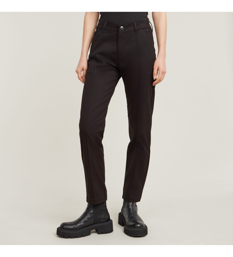 G-Star Pantalón cropped chino negro