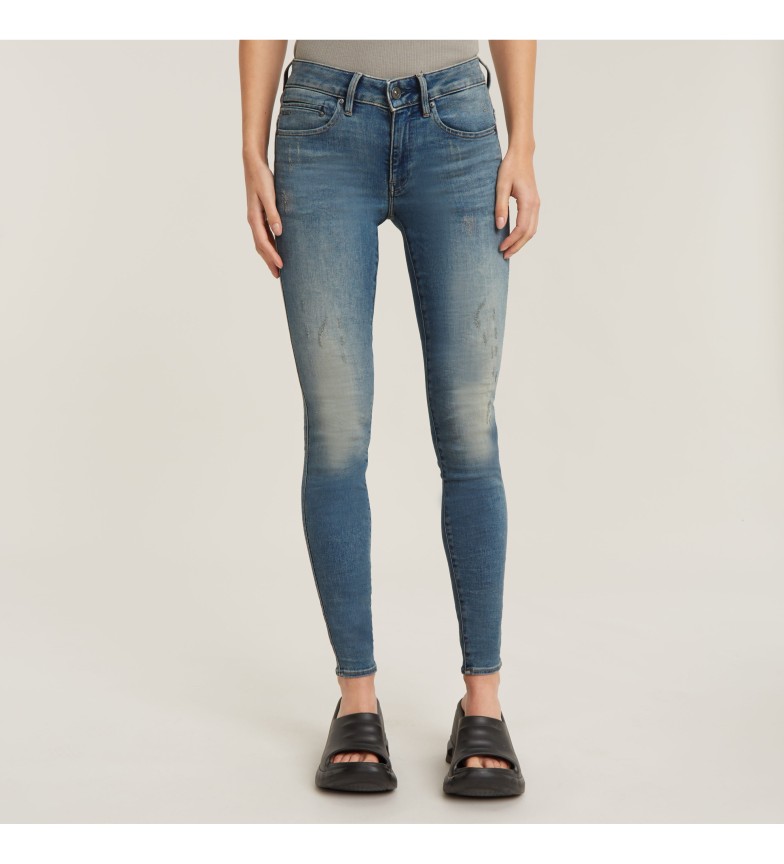 G-Star Jeans Midge Zip Skinny azul