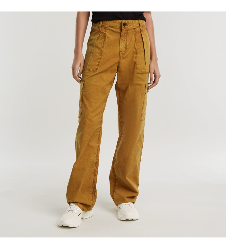 G-Star Pantalón Combat mostaza