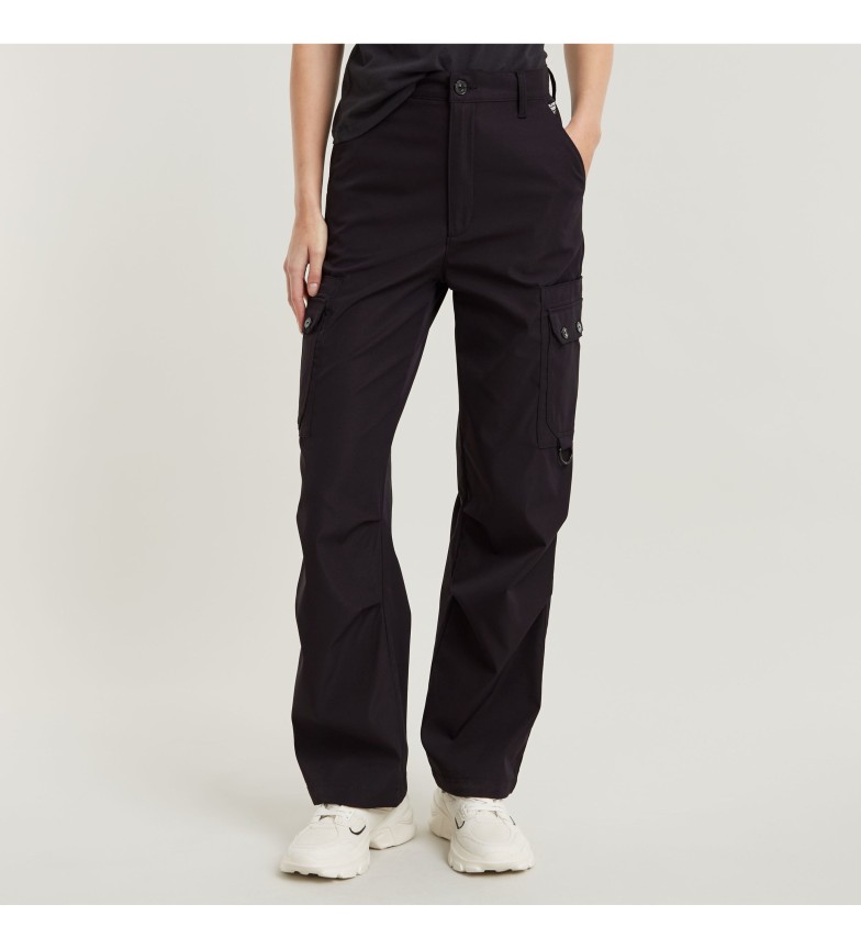 G-Star Pantalón cargo High Waist negro