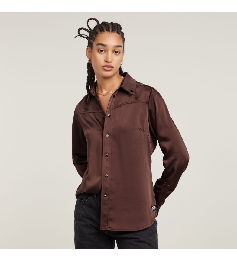 G-Star Camisa Slim marrón