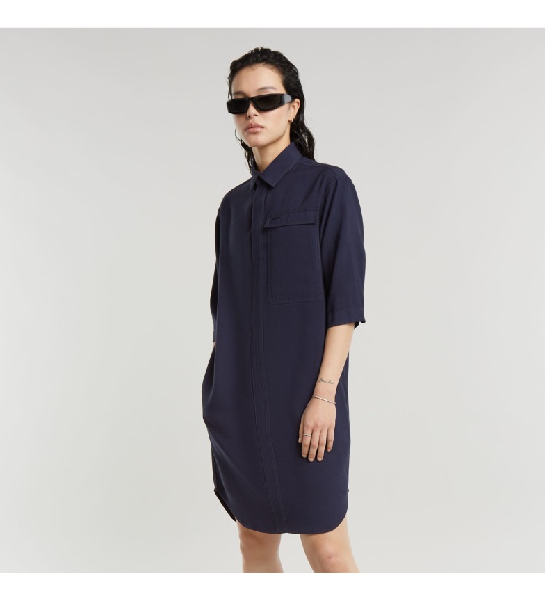 G-Star Vestido Cargo Tunic marino