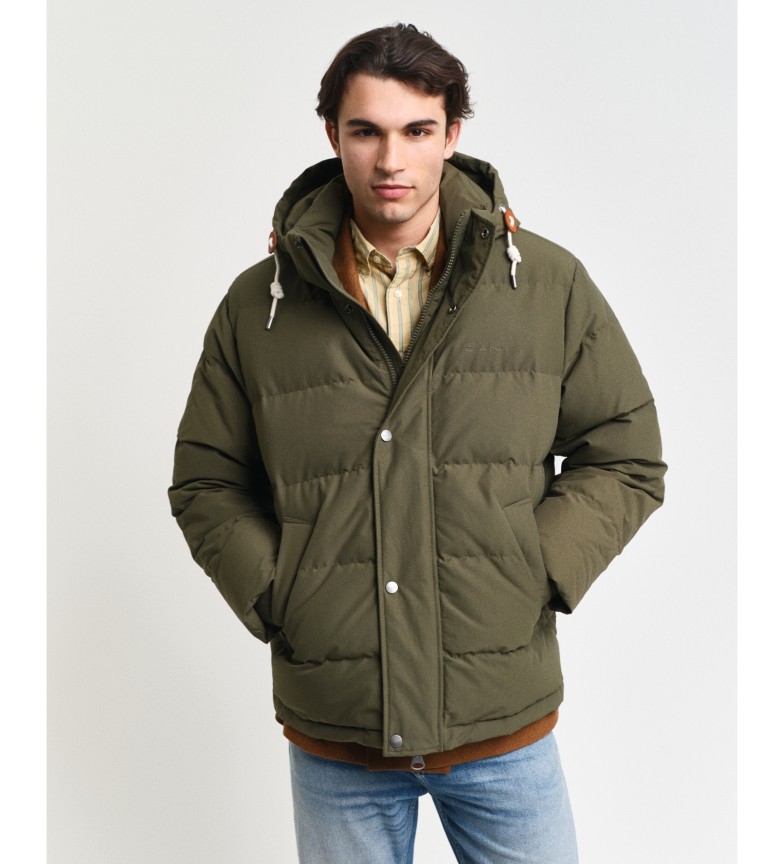 Gant Chaqueta de plumón gruesa verde