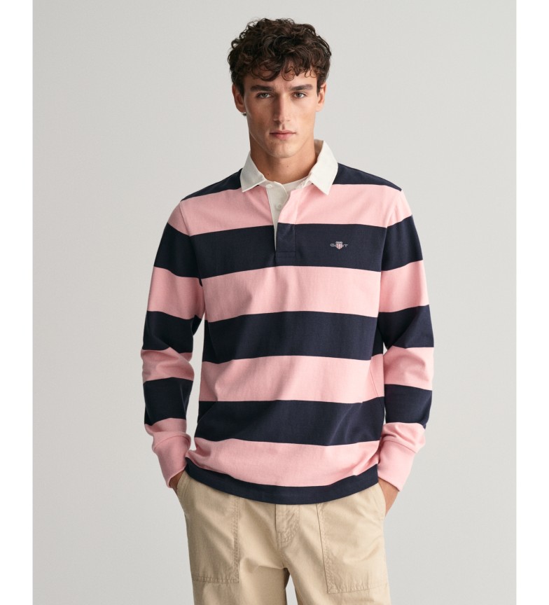 Gant Polo Heavy Rugger rosa