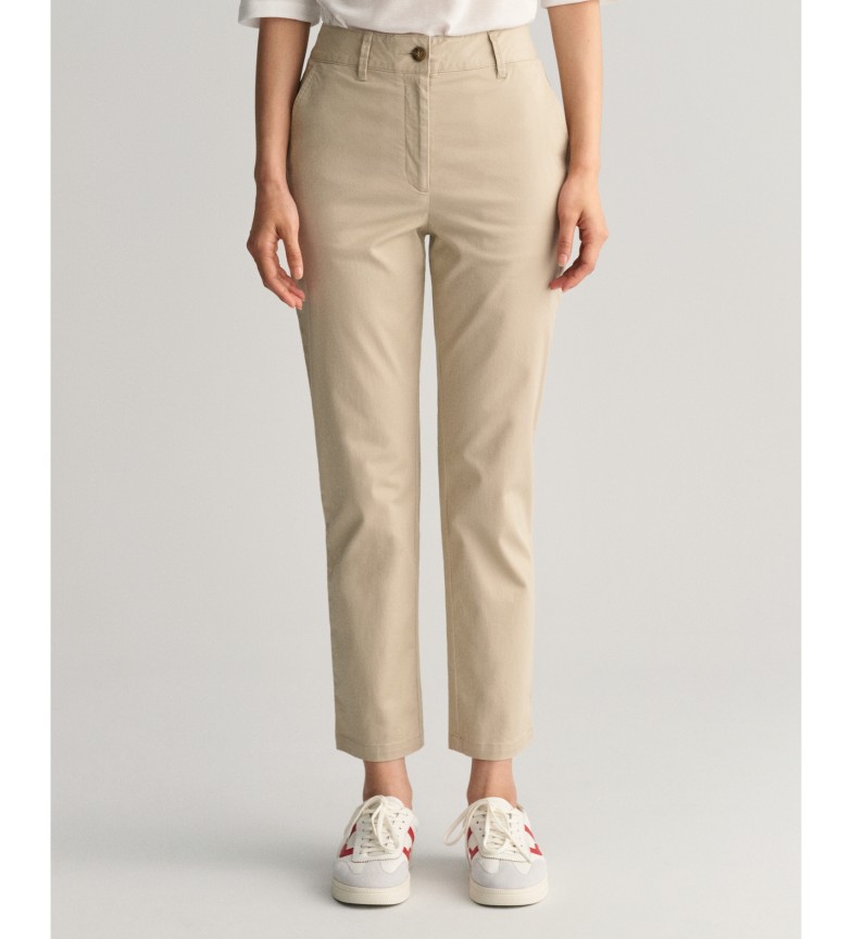 Gant Pantalón chinos Slim Fit beige