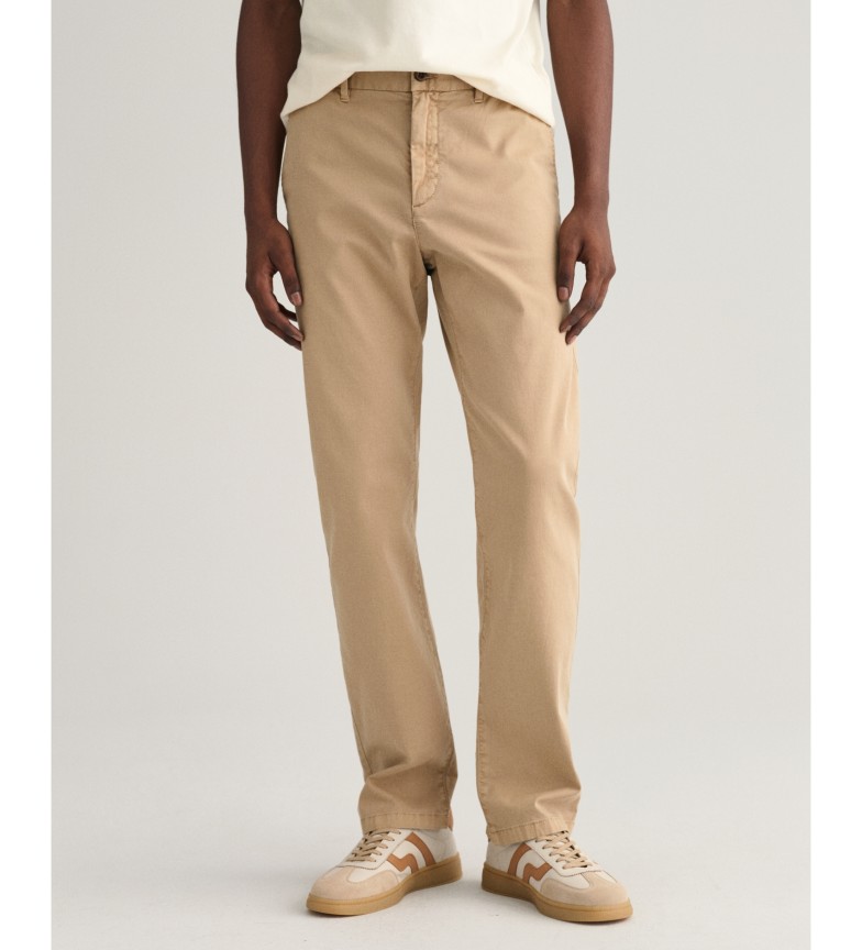 Gant Pantalones chinos Slim Fit con textura labrada Structured