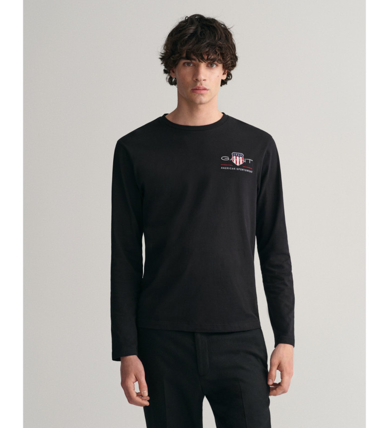 Gant Camiseta Medium Archive Shield negro