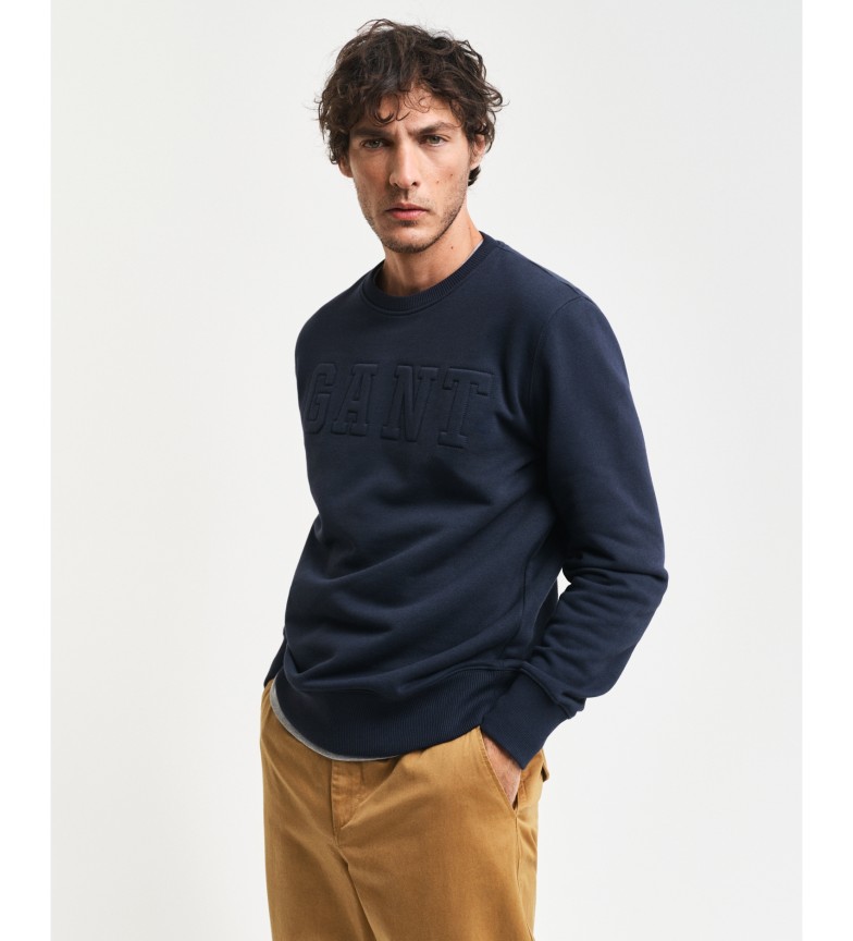 Gant Sudadera Embossed marino