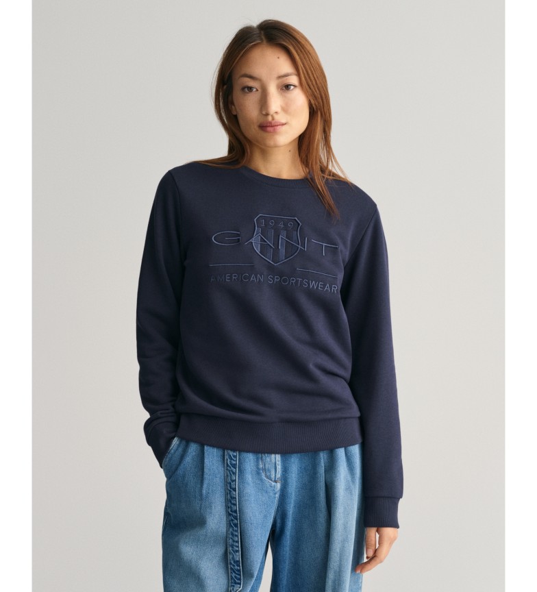 Gant Sudadera Tonal Archive Shield marino