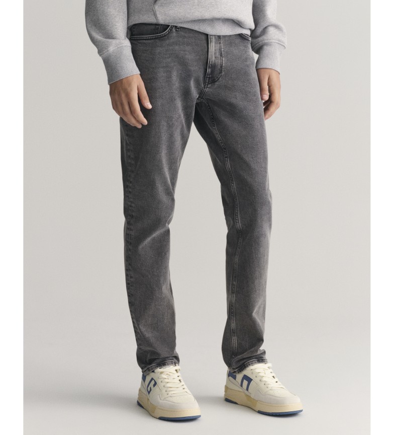 Gant Jeans Slim Fit lavados gris