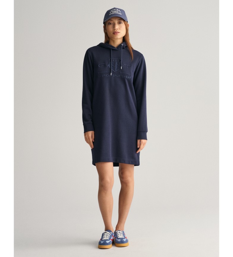 Gant Vestido Tonal Shield marino