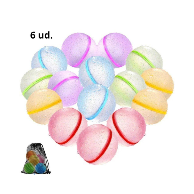 Globos de Agua Glitter Brillantes Sooppycid