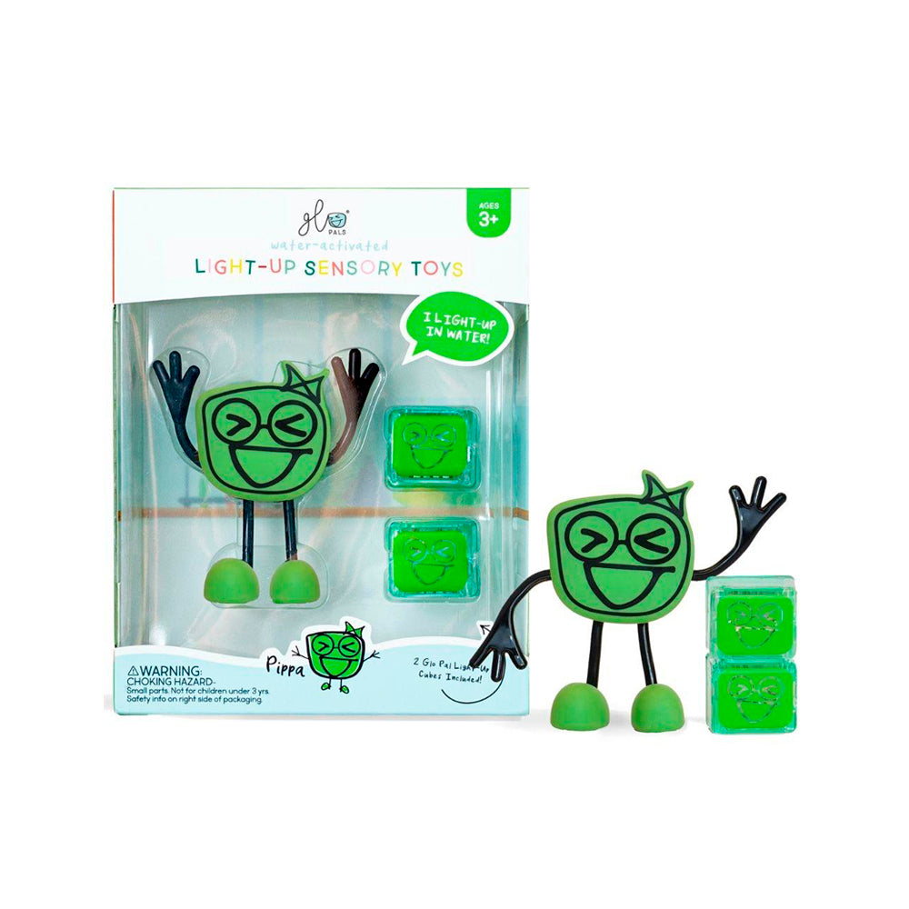 Set Pippa + 2 cubos de luz verde GloPals