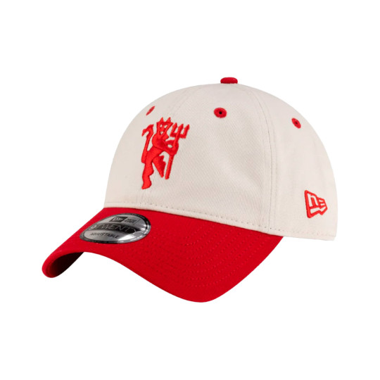 Gorra New Era Manchester United Contrast Visor 9Twenty® WHITE-RED