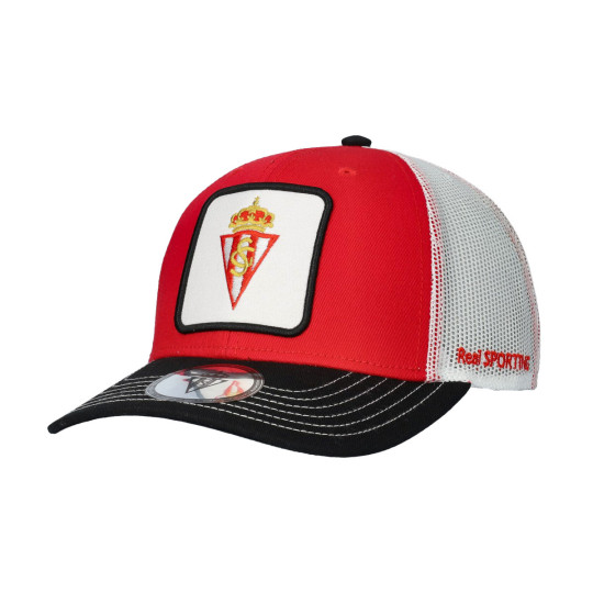 Gorra Sporting de Gijón Premium Trucker Sporting Gijón Niño 2025-2026 Rojo
