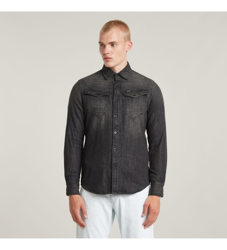 G-Star Camisa Arc 3D Slim negro