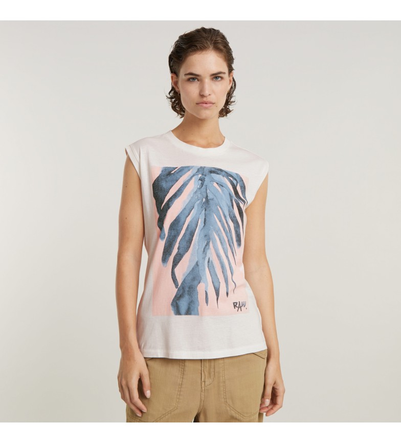 G-Star Camiseta AI Print blanco