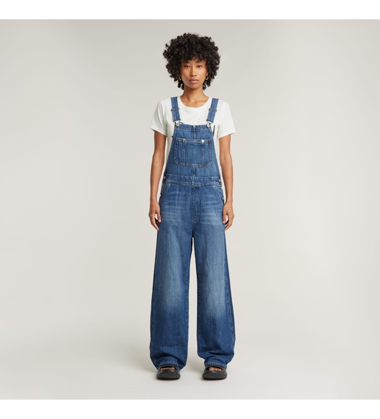 G-Star Peto Straight Leg Dungaree azul