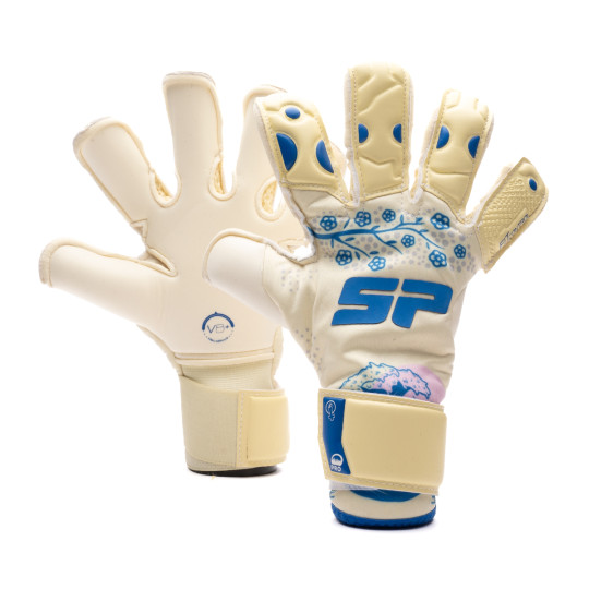 Guante de porteros SP Fútbol Earhart Pro Niña Beige-Blue