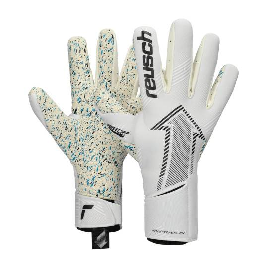 Guante de porteros Reusch Attrakt Fastgrip Fusion Unai Simón White
