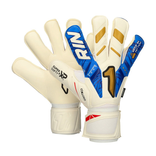 Guante de porteros Rinat Egotiko Vengador Prime White-Navy blue