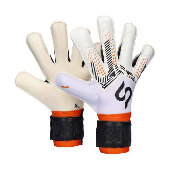 Guante de porteros SP Fútbol Pantera Base Blanco-Naranja