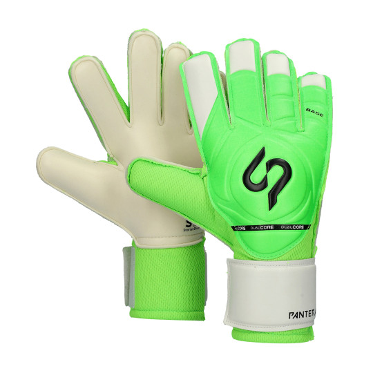 Guante de porteros SP Fútbol Pantera Base Niño Neon Green-Grey