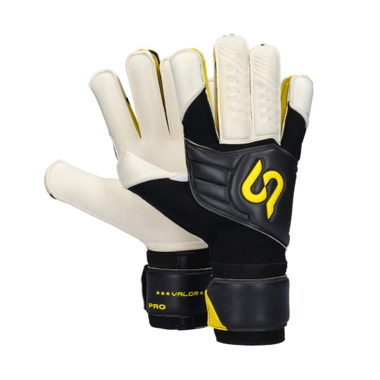 Guante de porteros SP Fútbol Valor Pro Black-Yellow