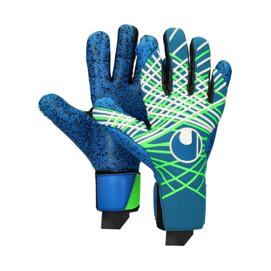 Guante de porteros Uhlsport Aquagrip Hn Blue-Green